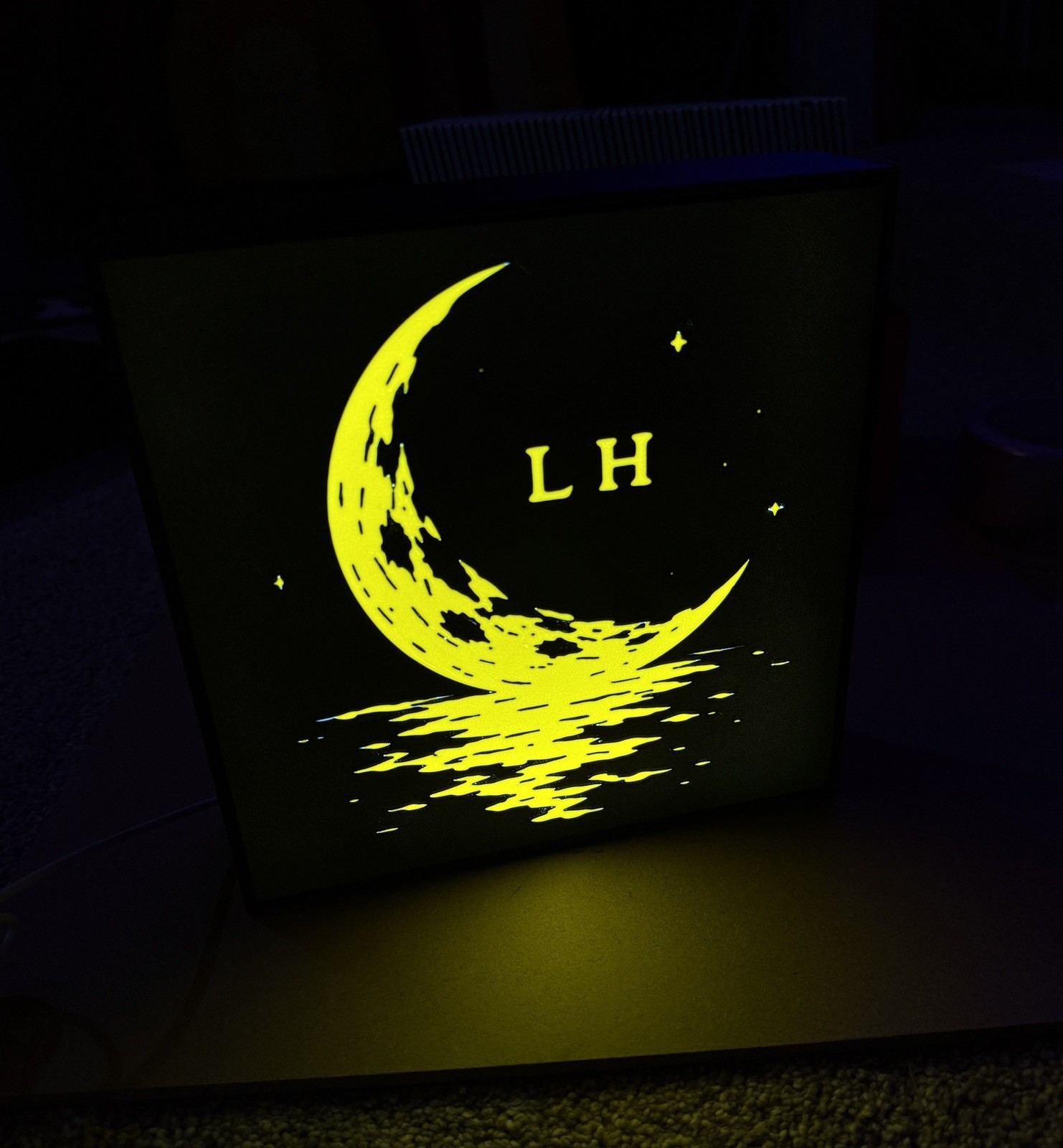 Lord Huron LED Custom Light Box - Moon & The Lake Lord Huron LED Custom Light Box - Moon & The Lake