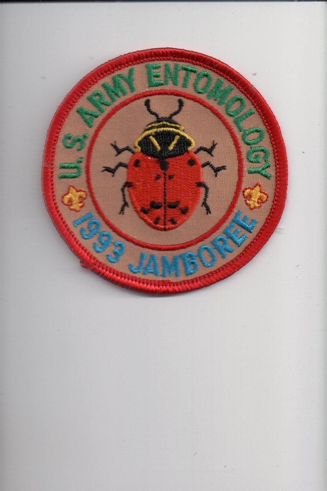 1993 National Jamboree U.S. Army Entomology patch