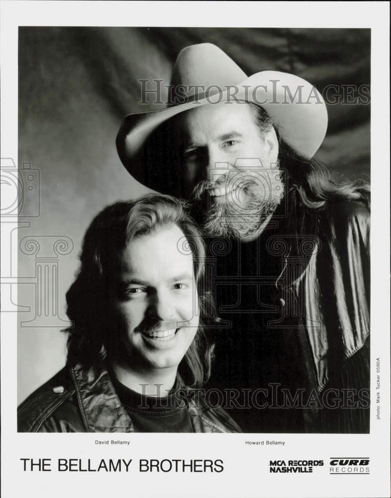 1990 Press Photo The Bellamy Brothers, David Bellamy & Howard Bellamy
