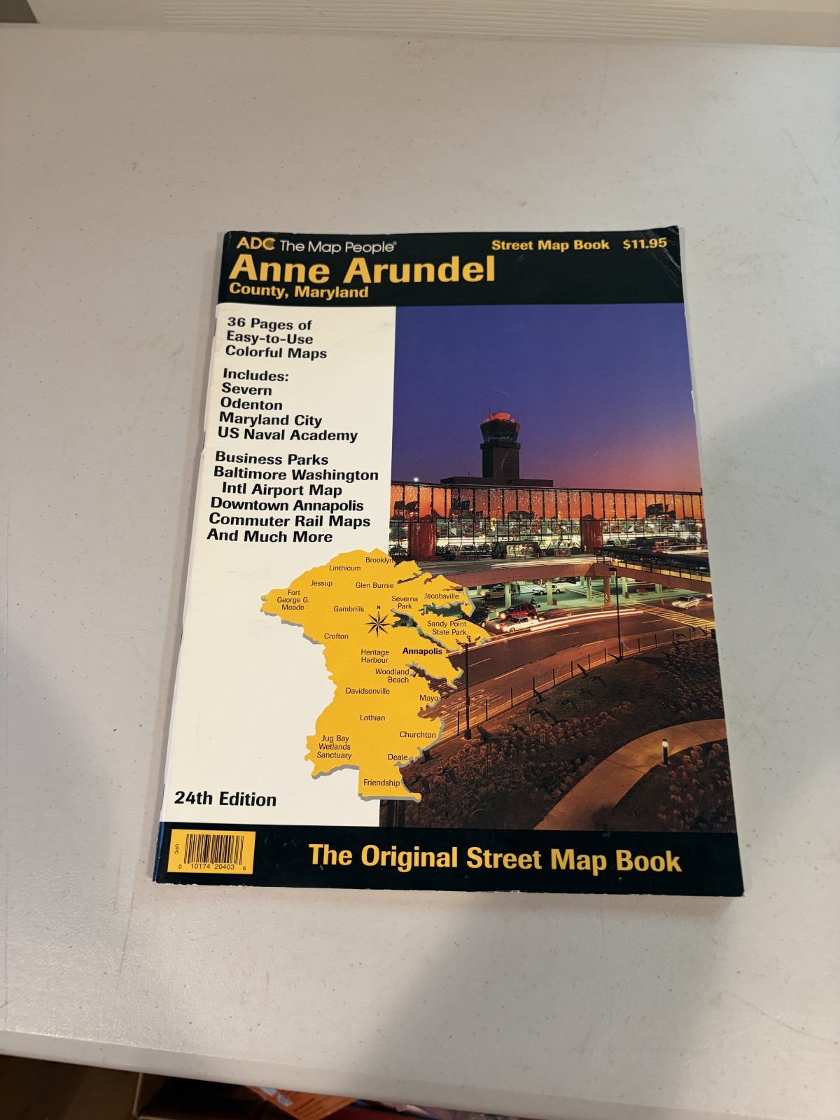 Anne Arundel County MD Annapolis Glen Burnie Street Map Book Maryland ADC 2000