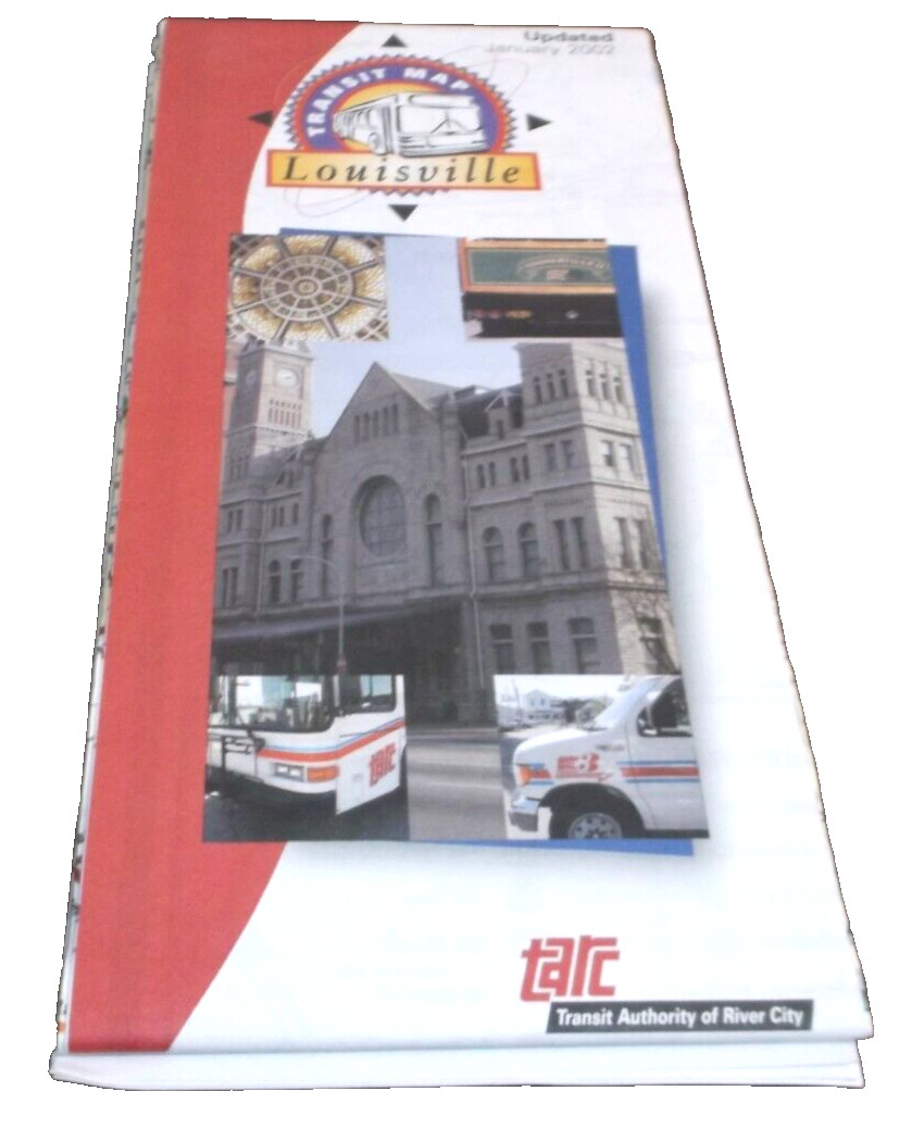 JANUARY 2002 LOUISVILLE KENTUCKY TARC TRANSIT MAP