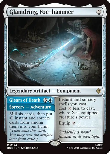 MTG - Glamdring, Foe-hammer - The Hobbit - Magic the Gathering