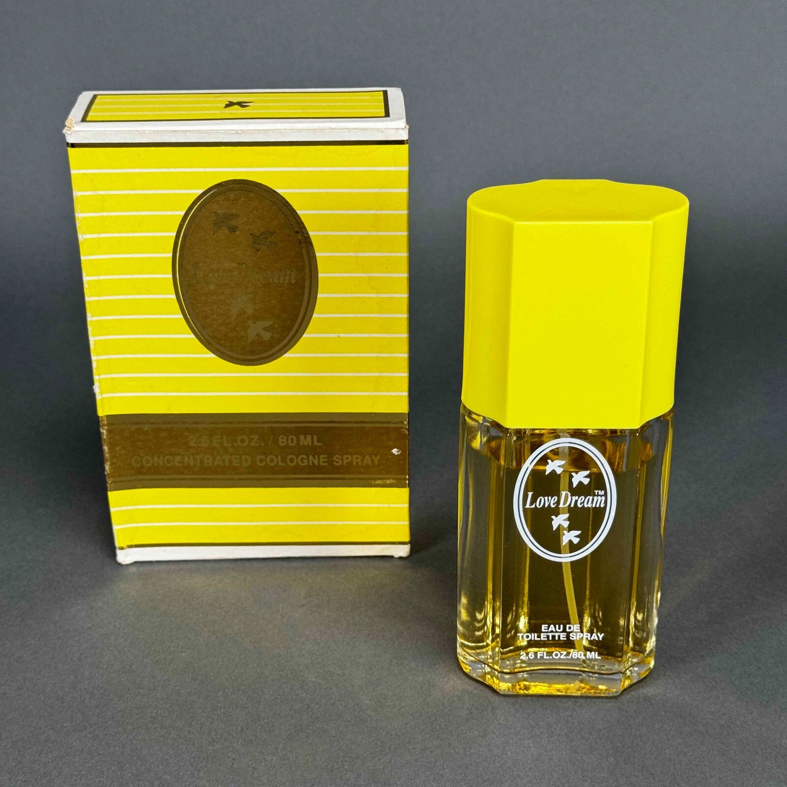 Vintage 90\'s Old Stock Lorenzo Love Dream Cologne Spray Made in England 2.6 oz