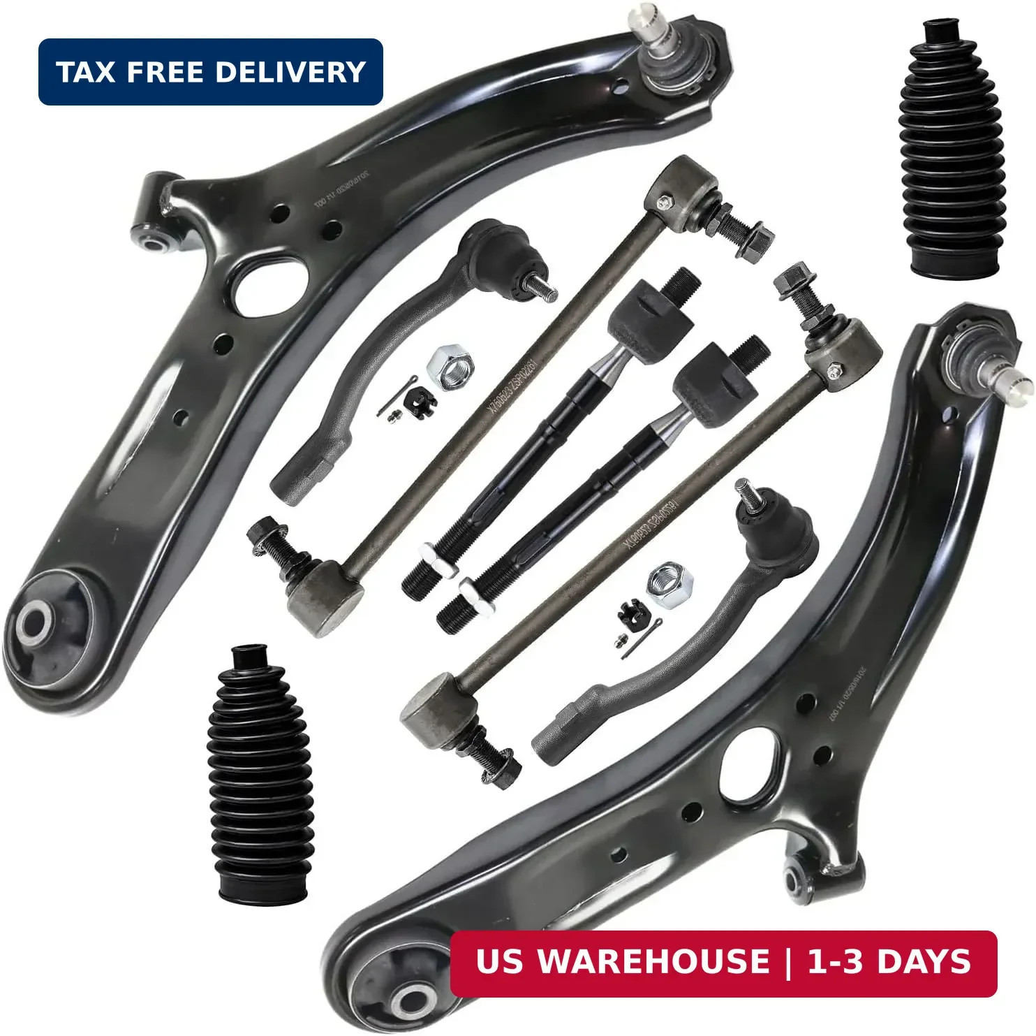 10pc Front End Suspension Kit for 2012-2017 Kia Rio