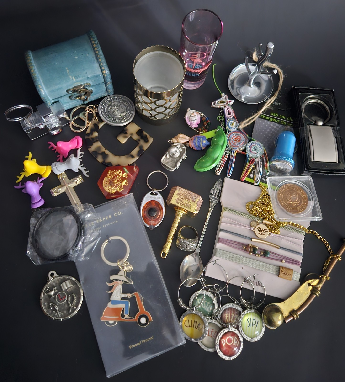 Lot Of 27 Random Miscellaneous Junk Drawer Item Vintage To New