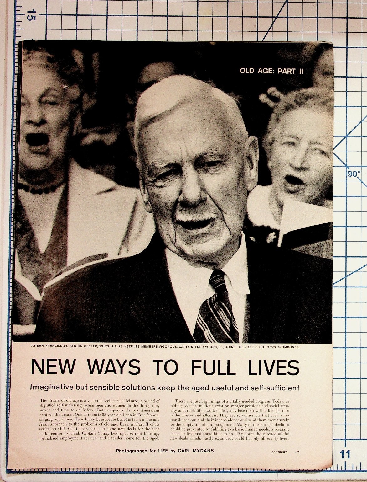 Vintage LIFE Magazine Article Old Age Senior Lives Housing Retirement 1960s Vintage LIFE Magazine Article Old Age Senior Lives Housing Retirement 1960s