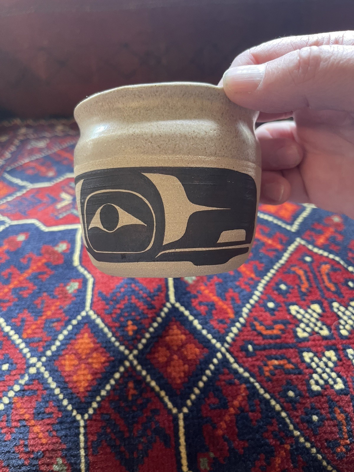 Northwest Artist Judy Cranmer Studio Pottery Mug 