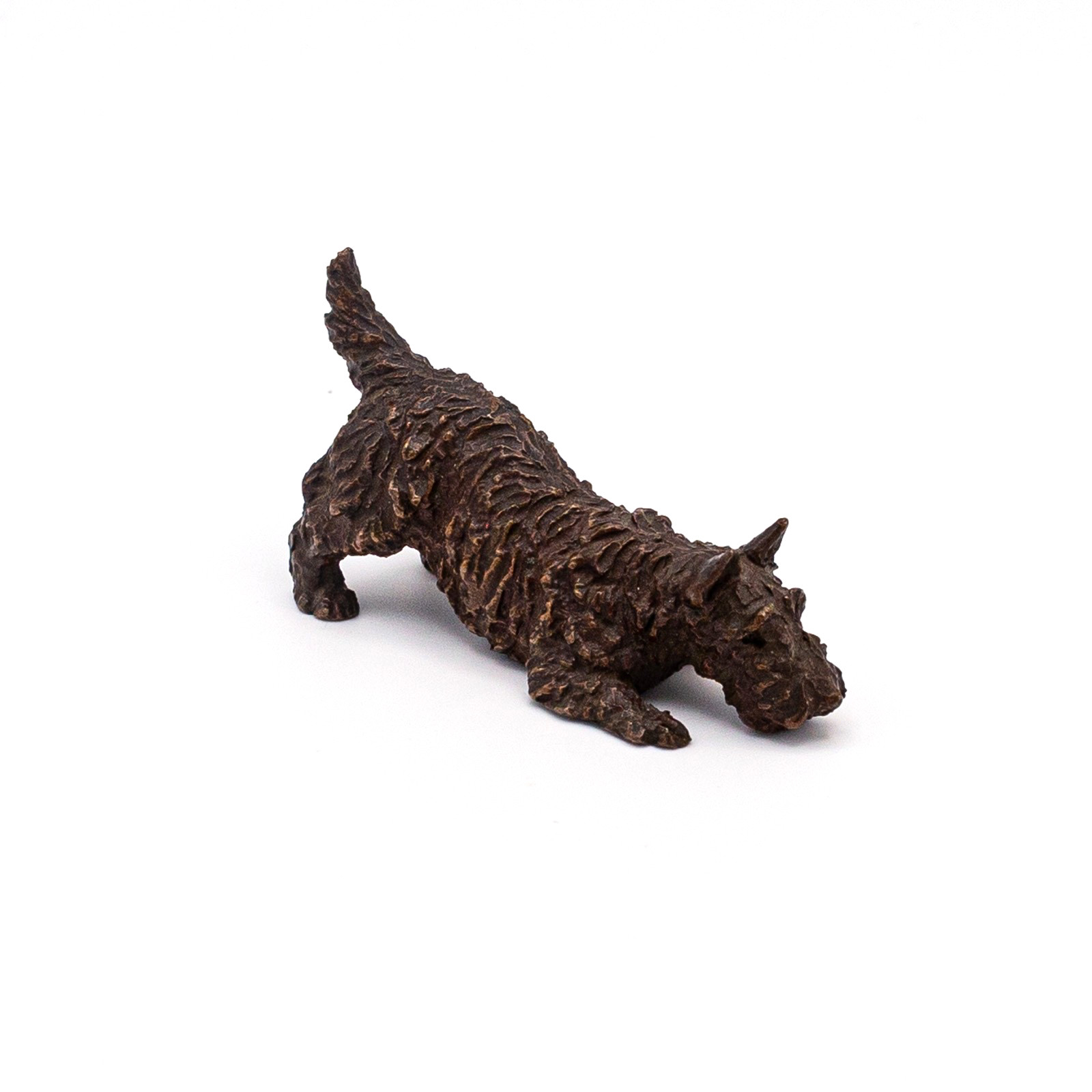 Antique Marguerite Kirmse Gorham Co Bronze Scottie Dog OGJL M Kirmse Signed