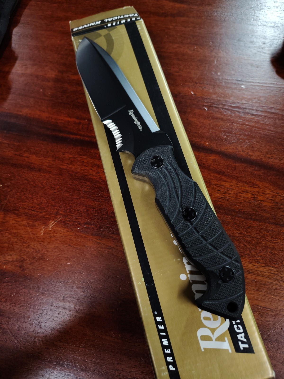 RARE Remington Tango I Model 19698 Fixed Knife Made In Italy