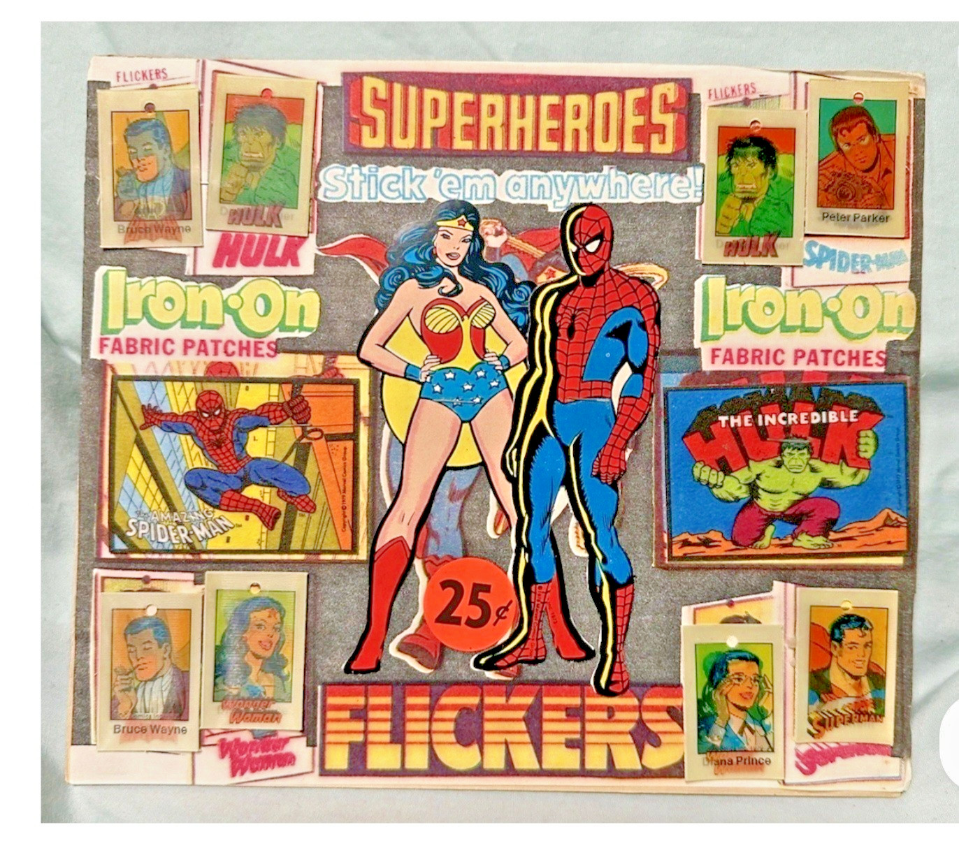 1979 Marvel DC Comics Flickers ORIGINAL VENDING & SET  Batman Superman Spiderman