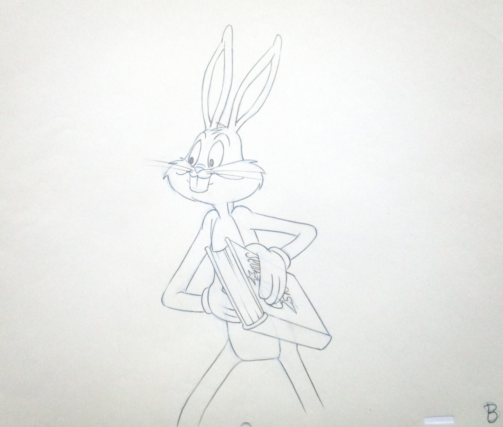 1980\'s BUGS BUNNY book Warner Brothers ORIGINAL ANIMATION PRODUCTION cel DRAWING 1980\'s BUGS BUNNY book Warner Brothers ORIGINAL ANIMATION PRODUCTION cel DRAWING