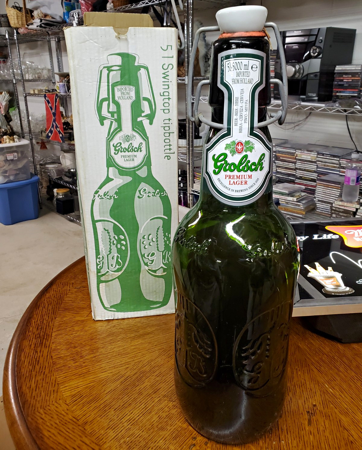 Vintage Grolsch 5 Liter 5000ml Giant Swing Top Beer Bottle 20 Vintage Grolsch 5 Liter 5000ml Giant Swing Top Beer Bottle 20
