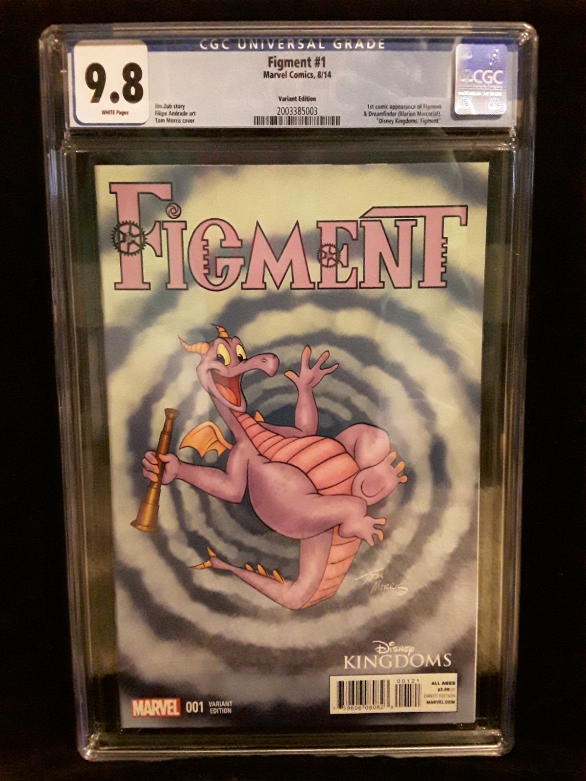 Figment # 1 1:25 Morris Variant 1st Appearance of Figment & Dreamfinder CGC 9.8