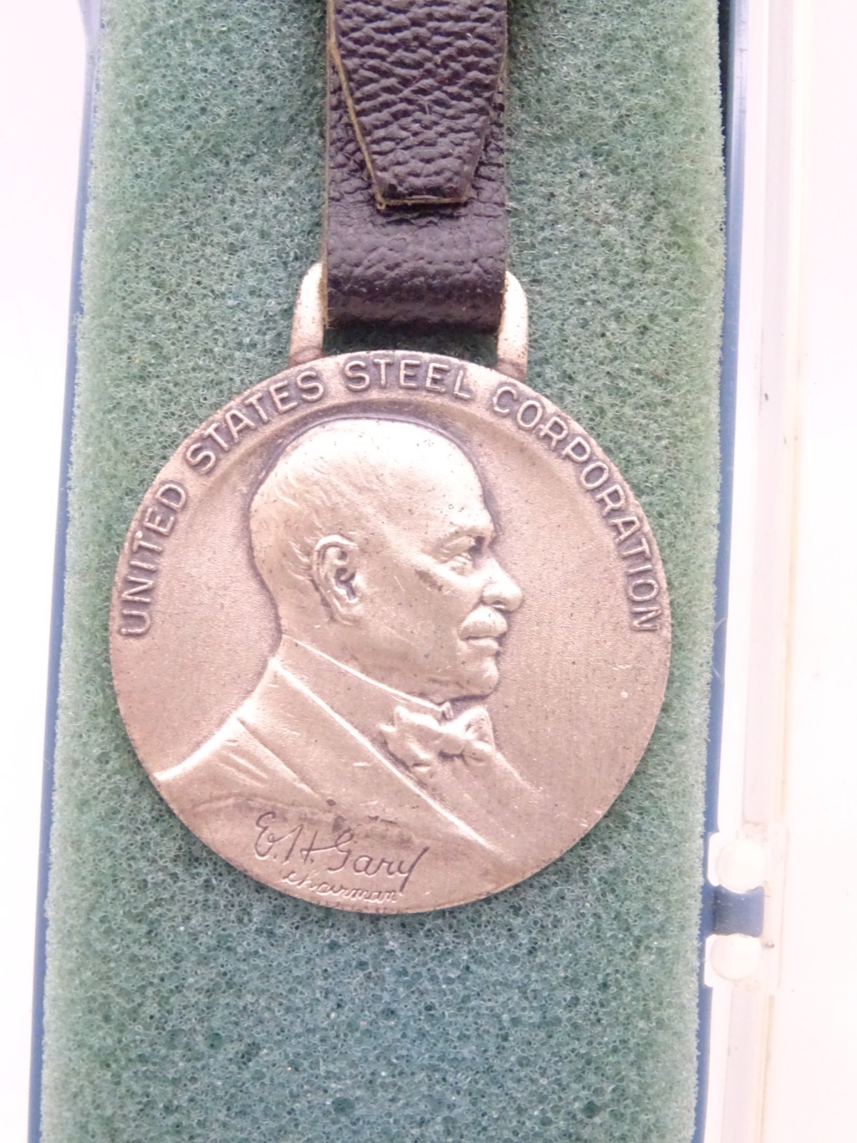 United States Steel USS Sterling Silver 30 Year Service Award Watch Fob United States Steel USS Sterling Silver 30 Year Service Award Watch Fob
