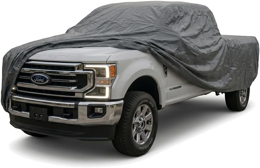Leatherette Truck Car Cover for Ford F250 F350 F450 Crew Cab Premium Ironshield 