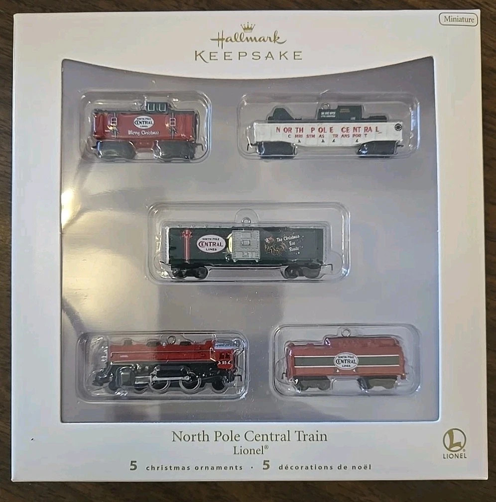 Hallmark Ornament Miniature North Pole Central Train Lionel Die-Cast 514-719