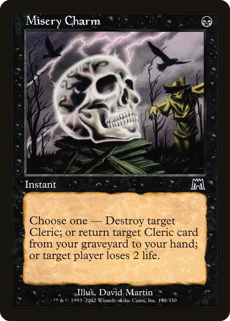 Misery Charm [Onslaught] Magic MTG