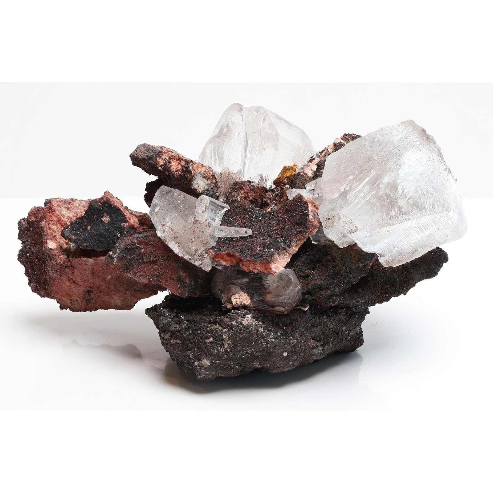 Naica Selenite on Matrix – Collector Grade Gypsum Crystal Specimen (6