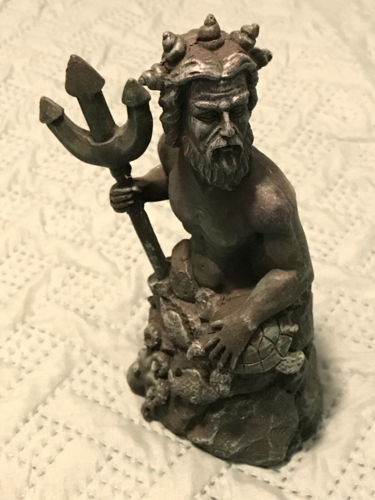 Greek Mythology God of The Sea Poseidon With Trident Statue