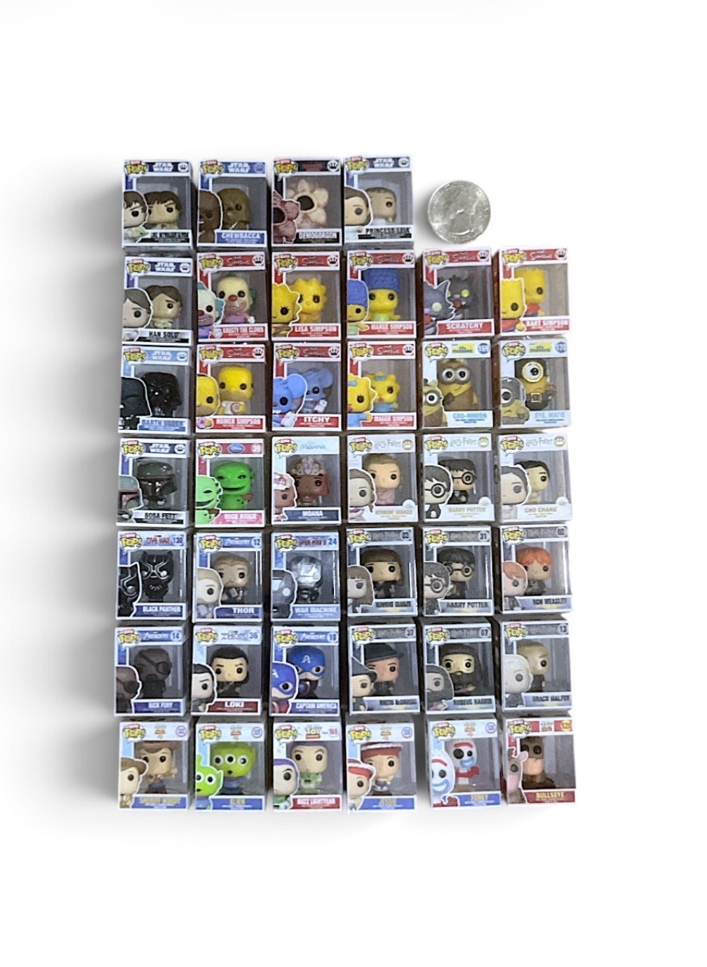 Lot Of 40 Different Funko Bitty Pops - NO DUPLICATES