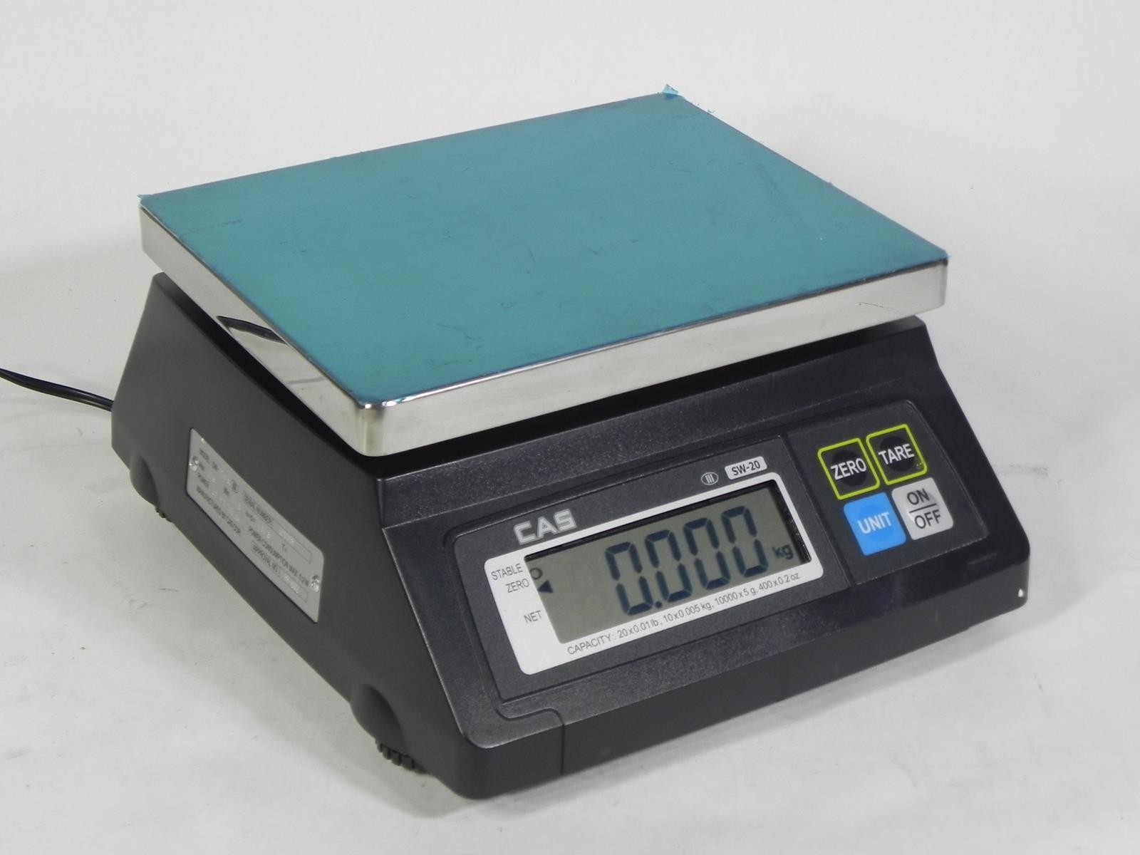 CAS SW-20RS Dual Interface POS Scale 20lb Capacity Retail / Restaurant CAS SW-20RS Dual Interface POS Scale 20lb Capacity Retail / Restaurant