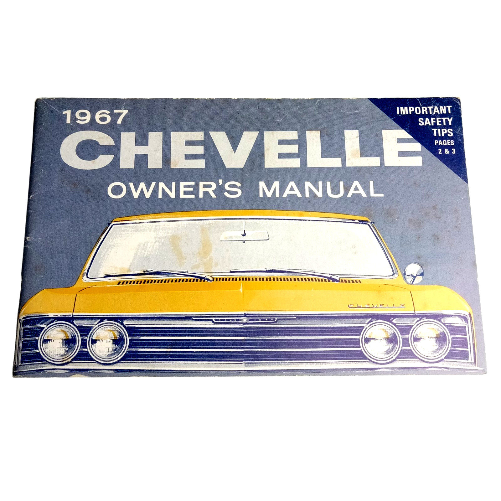 OEM Original 1967 Chevy Chevrolet CHEVELLE Owner's Manual Part No. 3901023