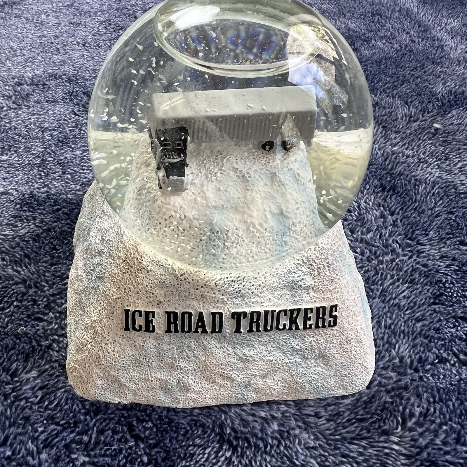 RARE History Channel Ice Road Truckers Snow Globe TV Show Collectible HTF