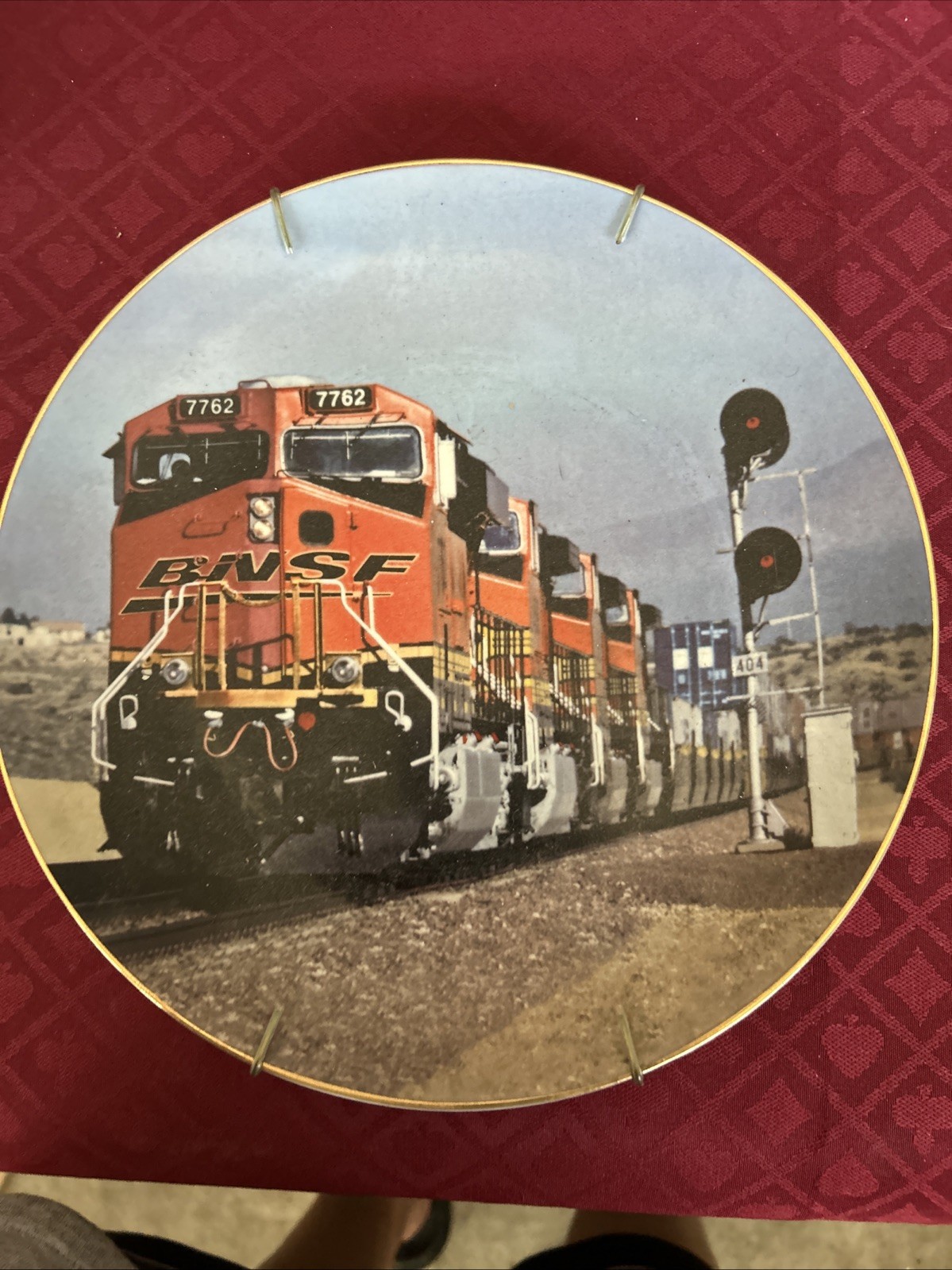 BNSF Railway Safety Award Plate BNSF Railway Safety Award Plate