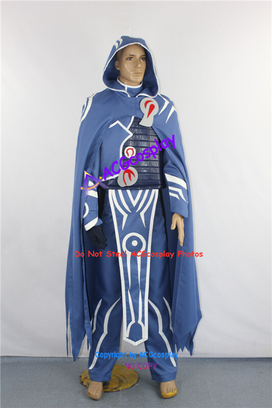 Fabric made Jace cosplay costume include pvc prop emblems
