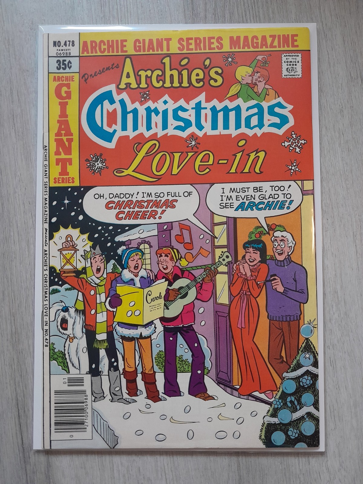 1979 Archie Comics Archie Giant Series Magazine #478 Archie\'s Christmas Love-In
