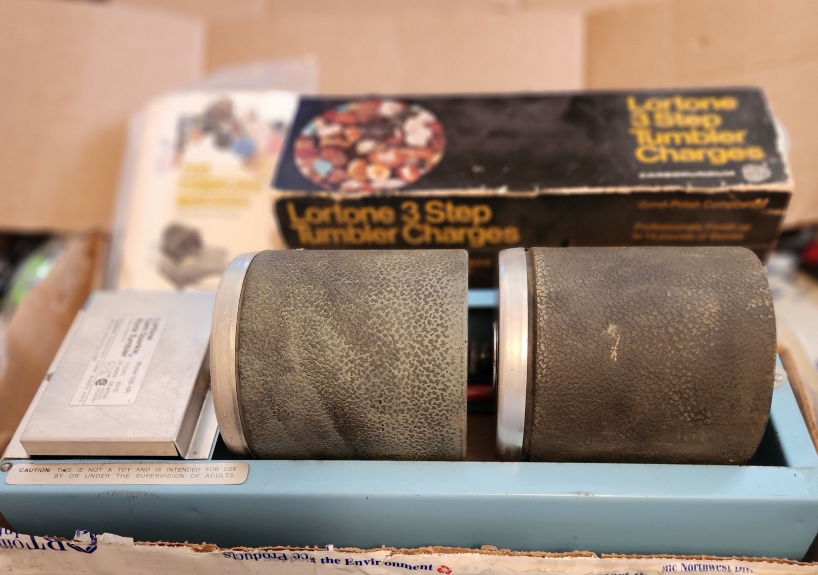 Lortone 33B Rotary Dual Barrel Rock Tumbler - Good Working Condition -- Lot 3956