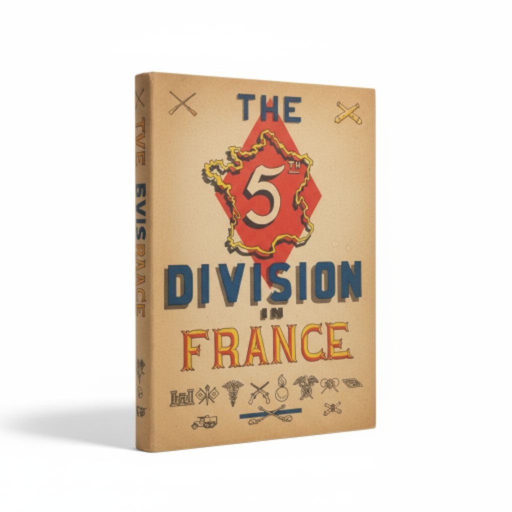EUC Original WWII The Fifth Division In France Booklet Historical Account