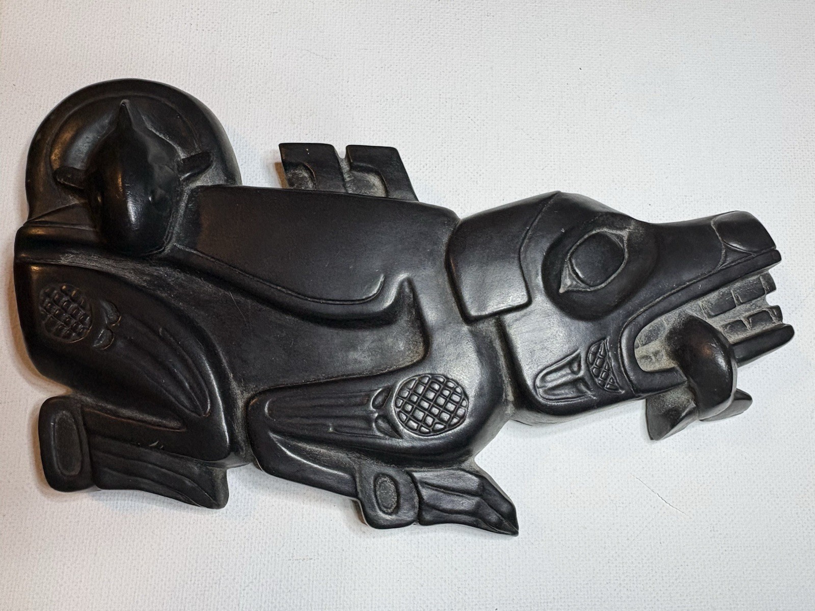VTG Thorn Arts Northwest Coast Native American Haida Plaque Art Wall Hanging