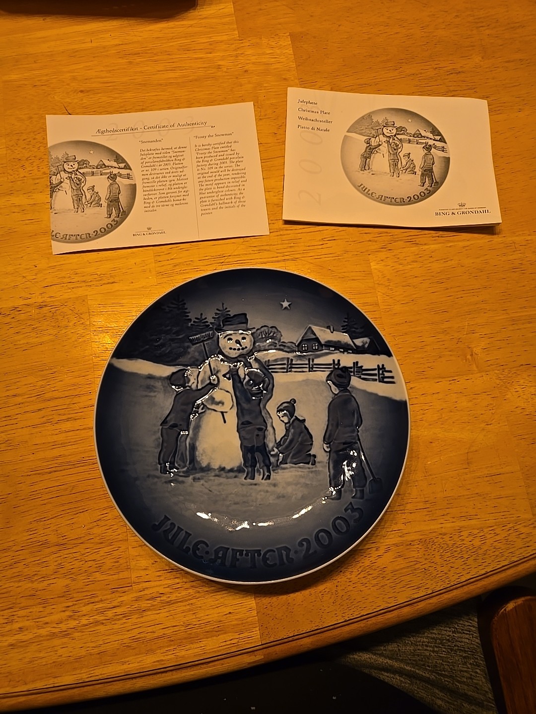 VINTAGE ROYAL COPENHAGEN B&G  2003   CHRISTMAS 7