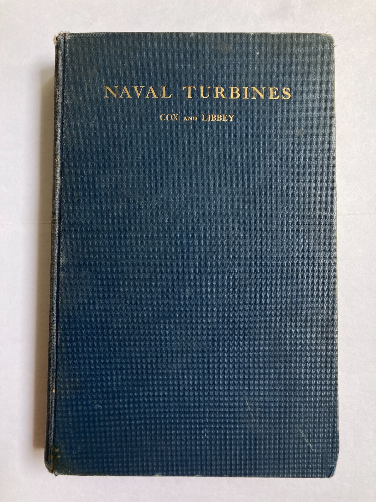 Vintage Naval Turbines Book United States Naval Institute 1931 Foldouts Cox