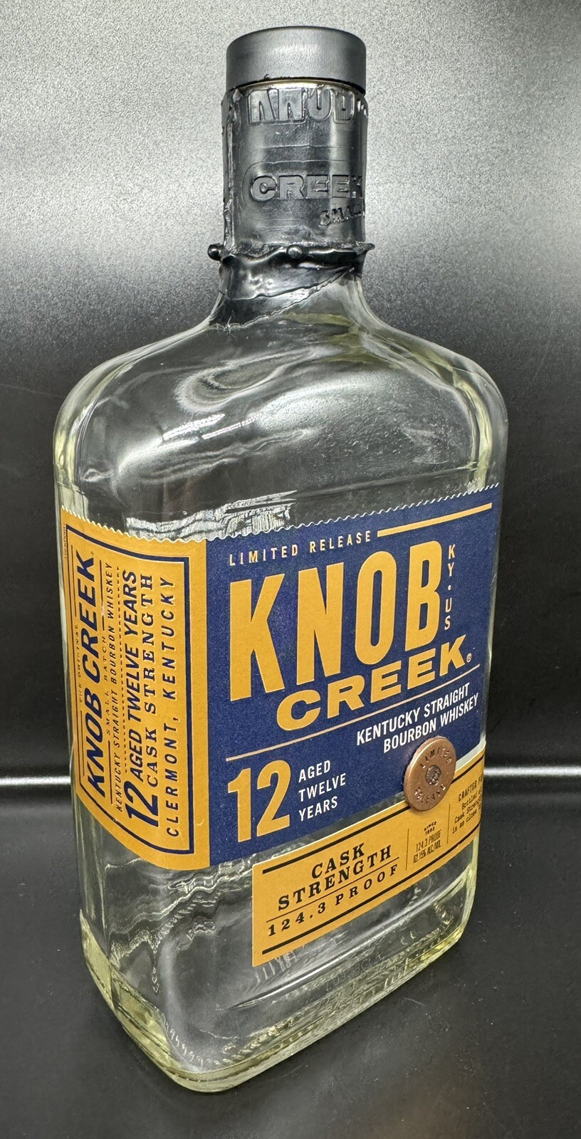 Knob Creek LIMITED RELEASE Aged 12 Years Kentucky Straight Bourbon 124.3 Proof