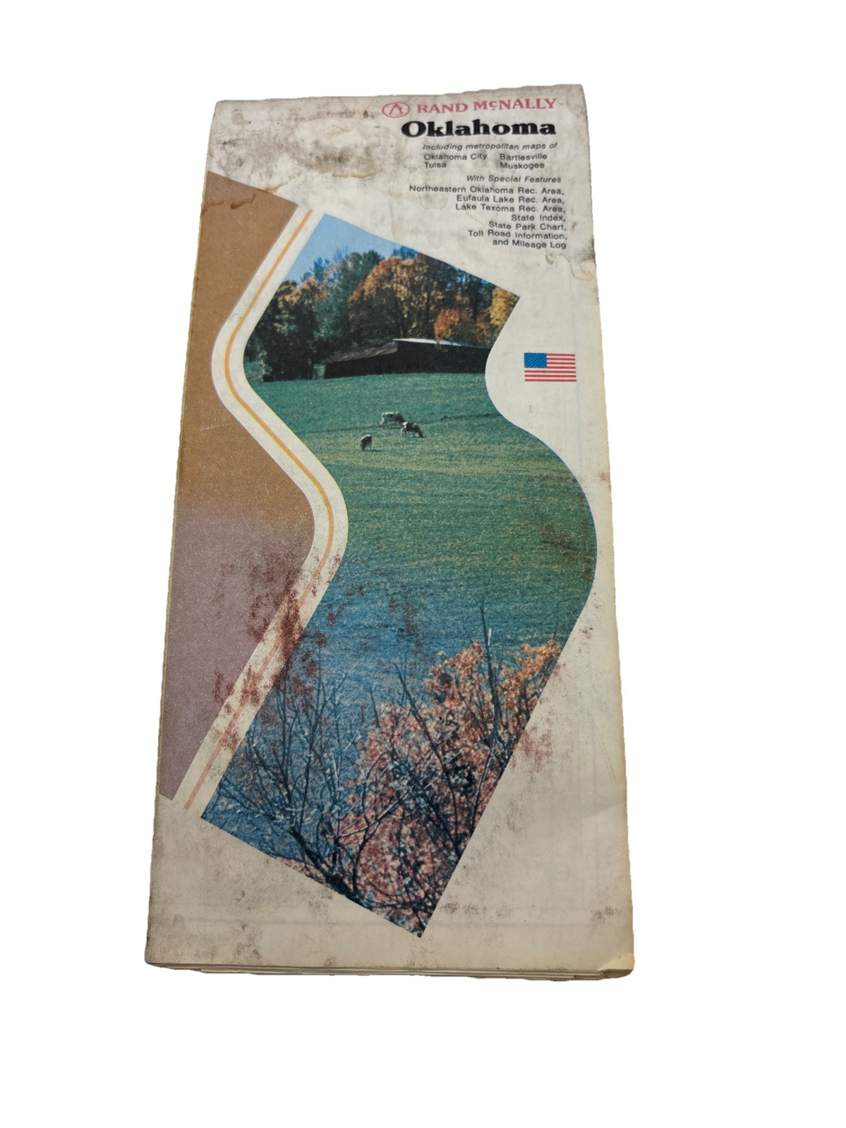 Rand McNally Oklahoma Vintage Street Map