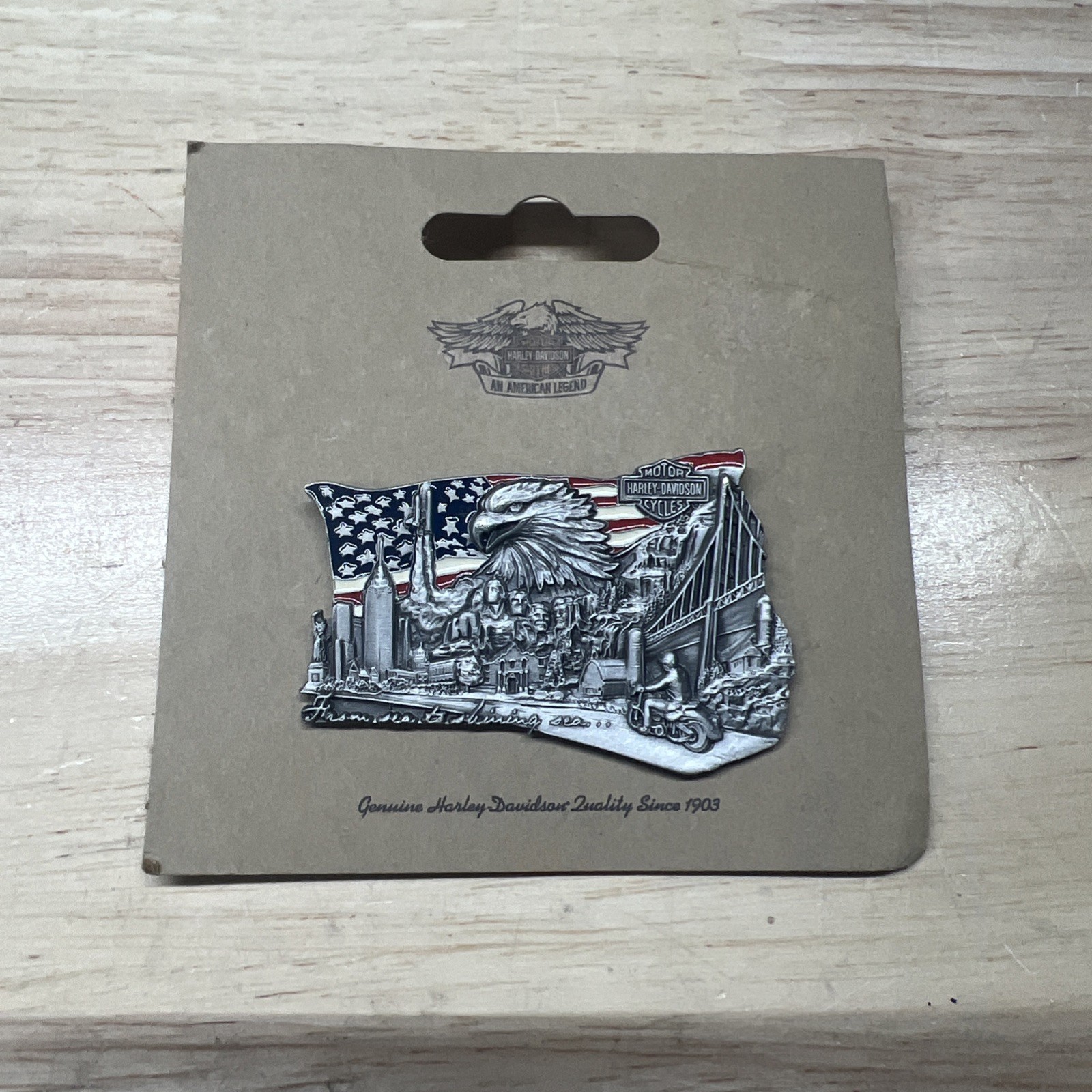 HARLEY DAVIDSON VINTAGE 96963-03V SEA TO SHINING SEA PIN