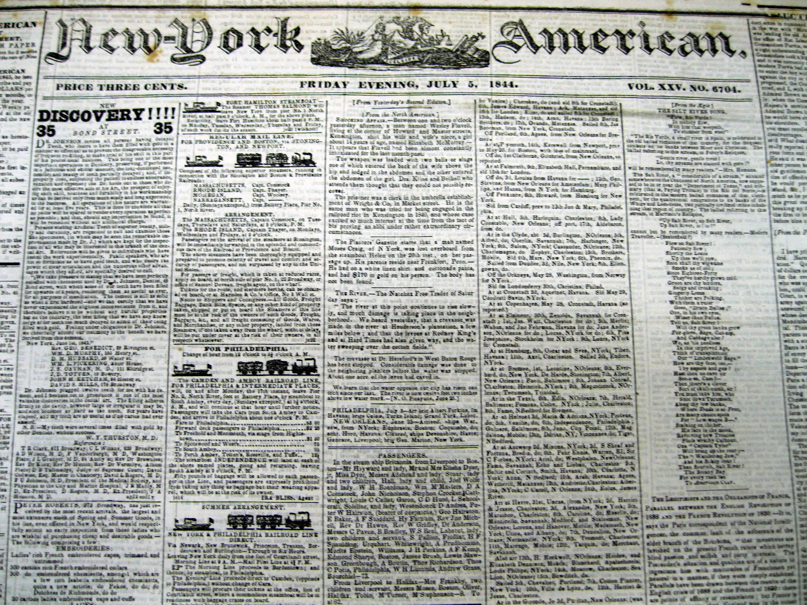 Lot of 50 ORIGINAL 1800-1880 US newspapers 140-220 years old Pre &Post Civil War