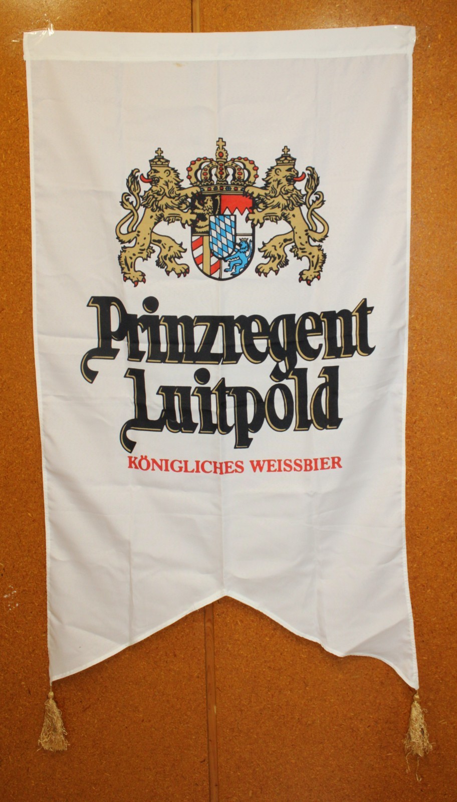 VTG Large Prinzregent Luitpold® Konigliches Weissbier® Pub Bar Beer Banner Flag