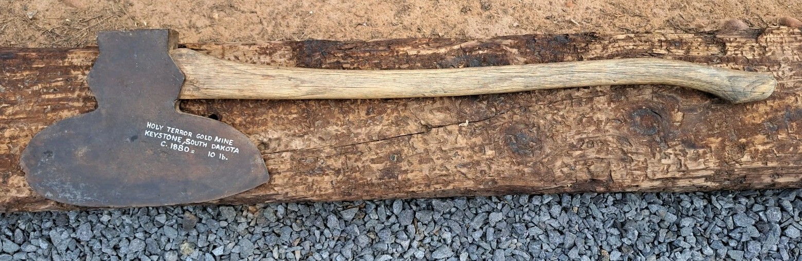 Antique  Hewing Broad Axe By Douglas W/Handle USA See Photos 