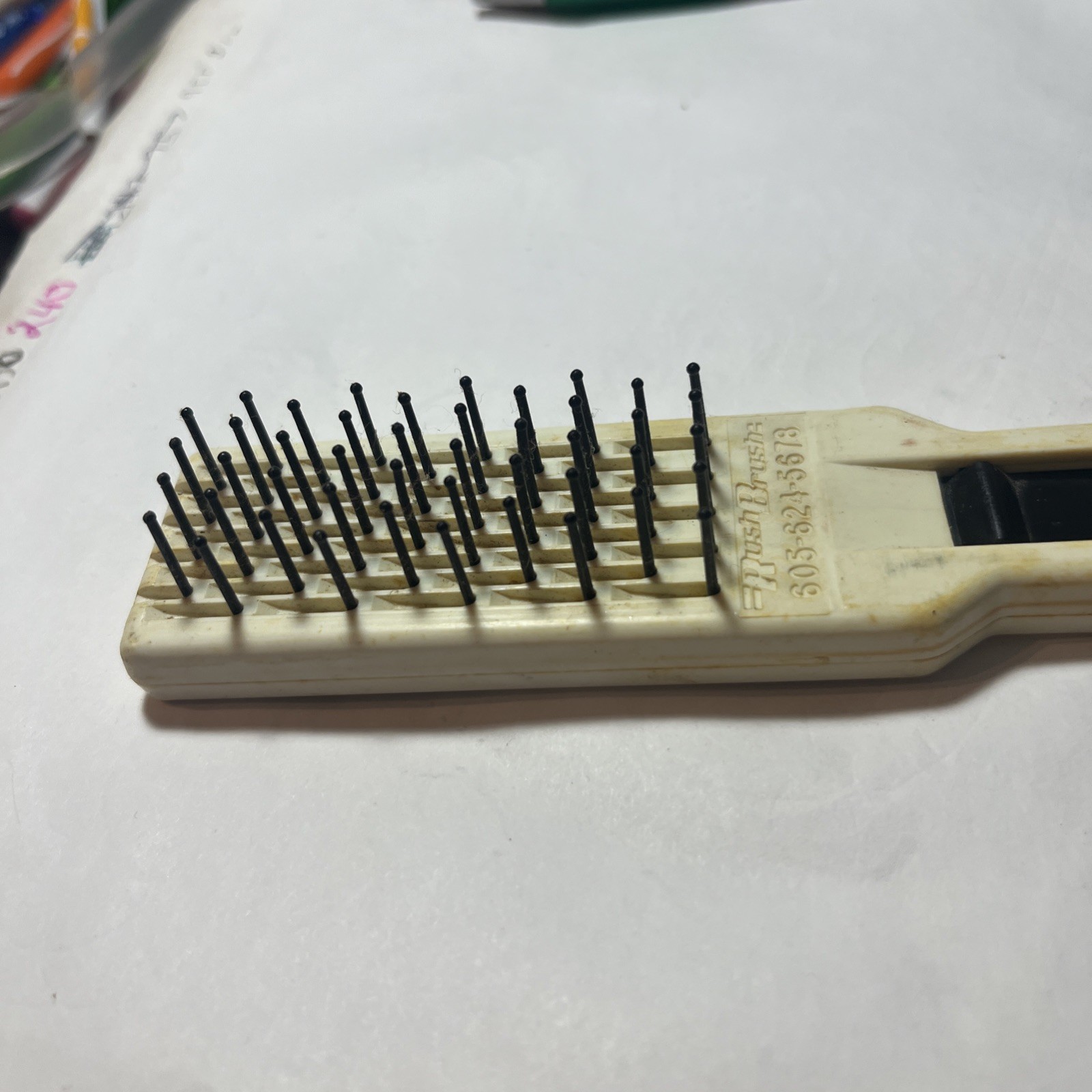 Vintage Disney World Mickey Mouse Retractable Hair Brush