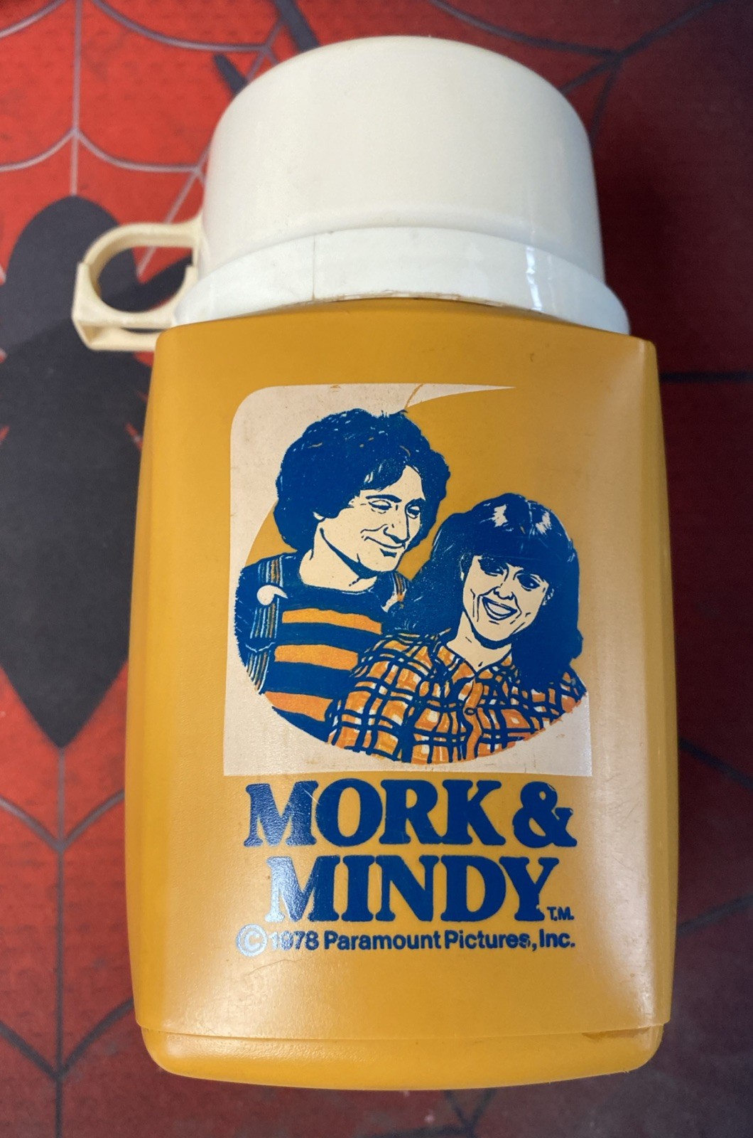 Vintage 1979 Mork and Mindy Thermos for Lunch Box