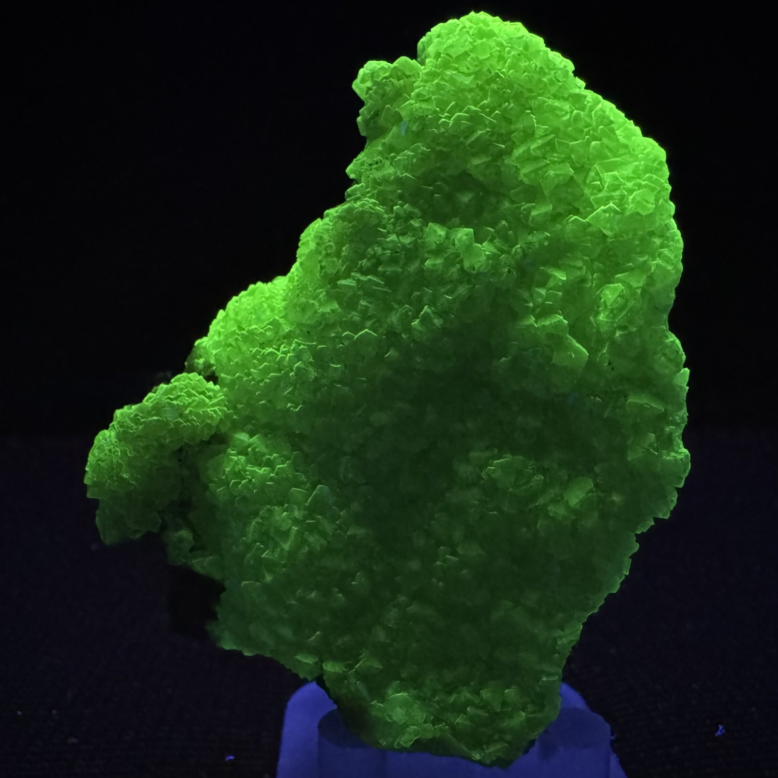 Fine Large Fluorescent Adamite Crystals: Ojuela Mine, Mapimí, Durango, Mexico