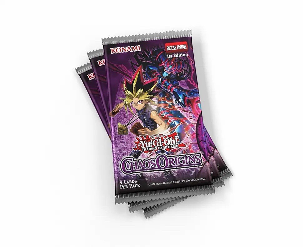 Yu-Gi-Oh 1x Chaos Origins Booster Pack - 1st Edition - EU Sealed (ENG)