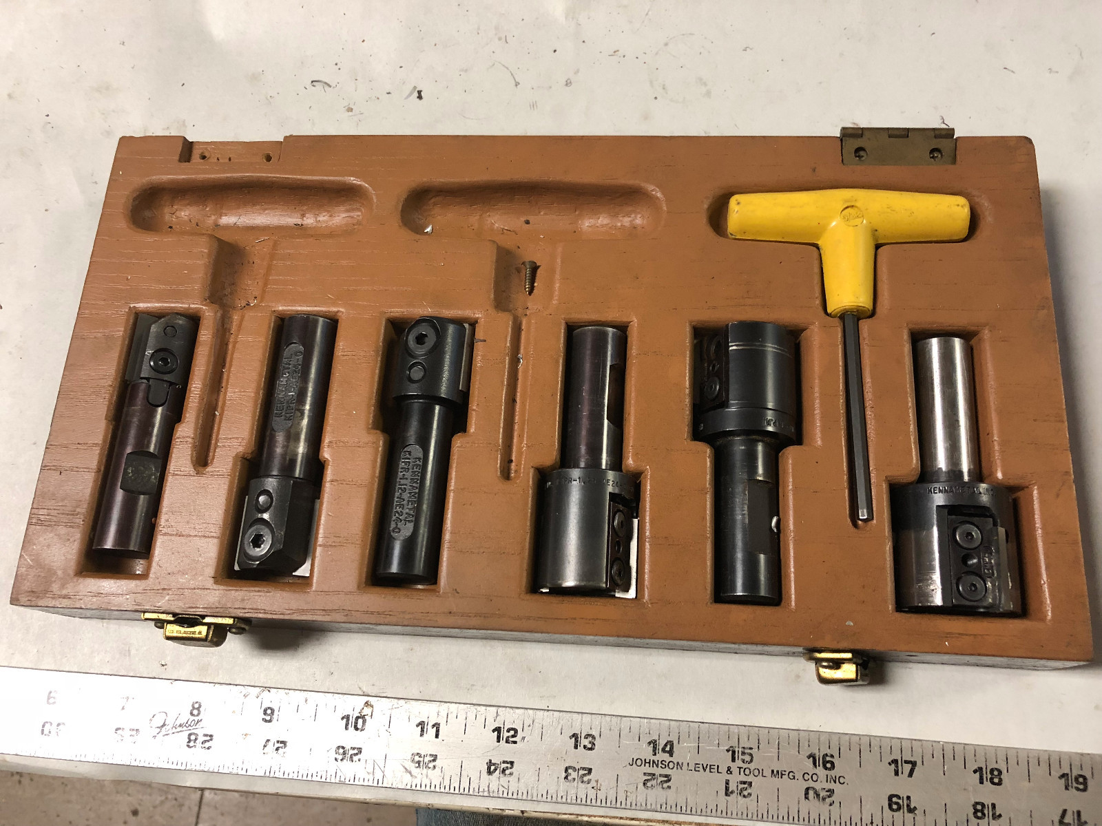 MACHINIST LATHE TOOLS MILL Kennemetal Indexable End Mill Shell Mill Cutters ShB