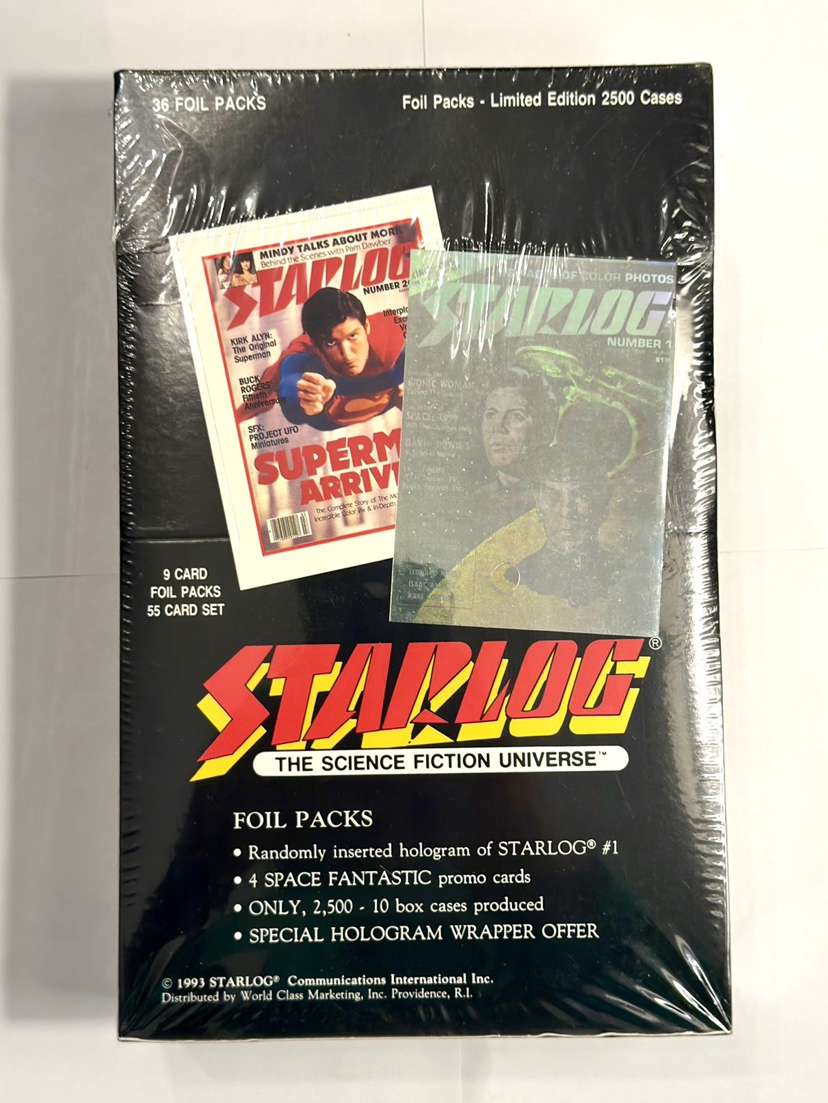 1993 WCM STARLOG SCIENCE FICTION UNIVERSE Trading Cards Factory Sealed Box NM