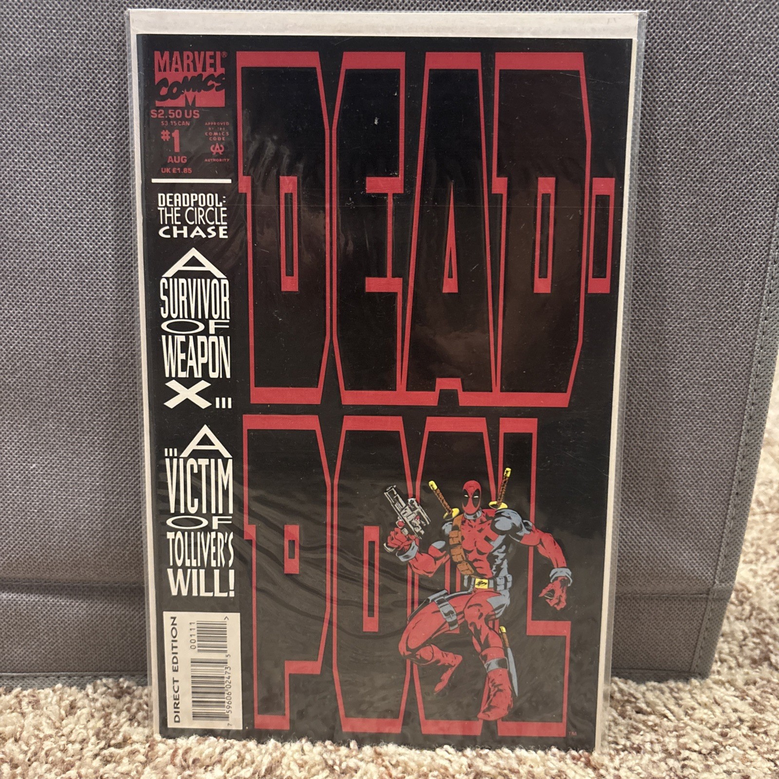 Deadpool the Circle Chase #1 1993 Marvel Comics Direct Edition