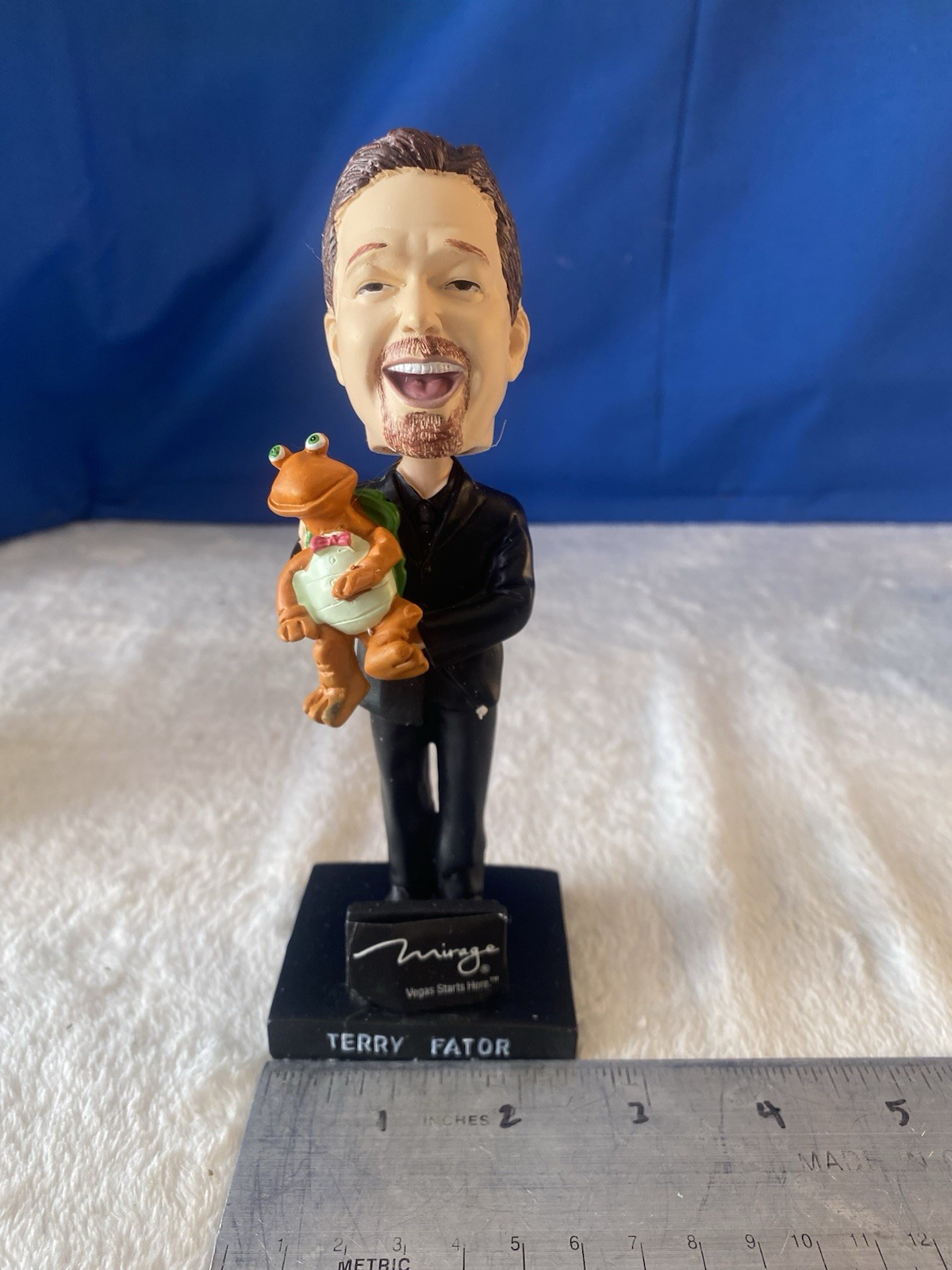 Mirage Terry Fator Las Vegas Bobblehead Hard Plastic Figure with Box