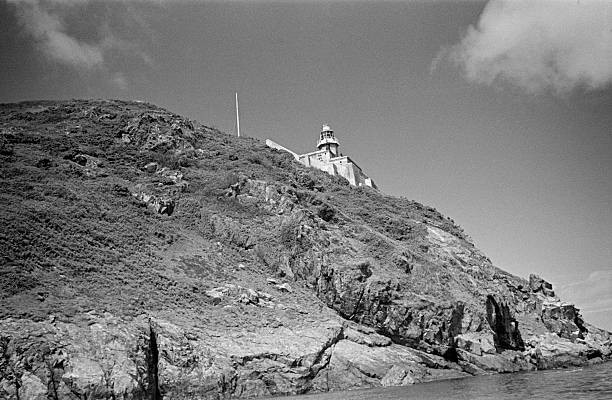 Sark lighthouse on Point Robert Channel Islands July 1947 Historic Old Photo